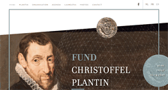 Desktop Screenshot of christoffelplantinfonds.be